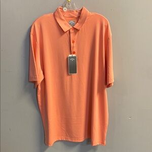 Men's Callaway Salmon Polo Shirt